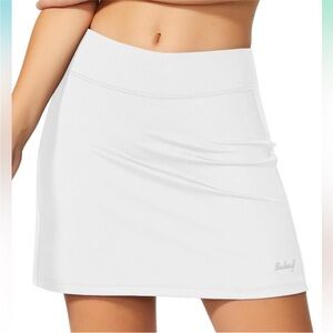 NWOT Baleaf White Tennis Skort